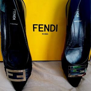 Fendi Patent Flats